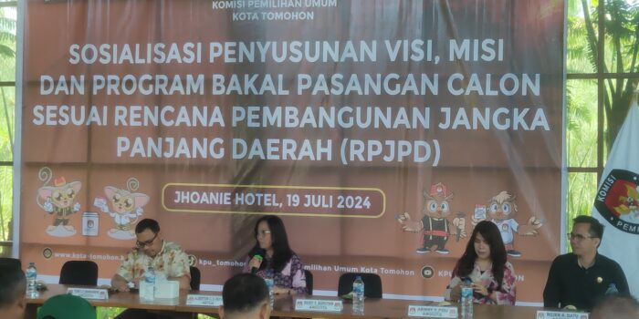 KPU Kota Tomohon Gelar Sosialisasi Penyusunan Visi, Misi Bapaslon, Pijoh : Ini Amunisi Kuat 2 IMG20240719102022