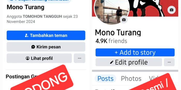 Paslon Nomor Urut 3 CSSR Sulit Dikalahkan, TS Mono Turang Dihantam Akun Palsu