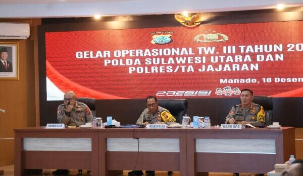 Gelar Operasional Triwulan III Polda Sulut, Bahas Anev Gangguan Kamtibmas hingga Kesiapan Operasi Lilin 2024 2 1000045969