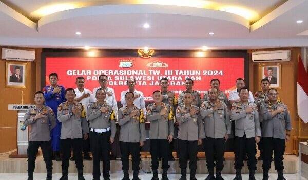 Gelar Operasional Triwulan III Polda Sulut, Bahas Anev Gangguan Kamtibmas hingga Kesiapan Operasi Lilin 2024 3 1000045992