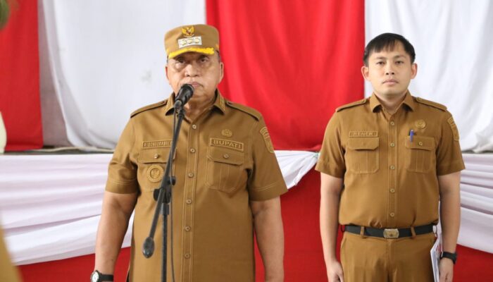 Bupati Minahasa Robby Dondokambey Dan Wakil Bupati Vanda Sarundajang, Tegaskan Hal Ini di Apel Kerja Perdana Pemkab Minahasa 2 1000572574