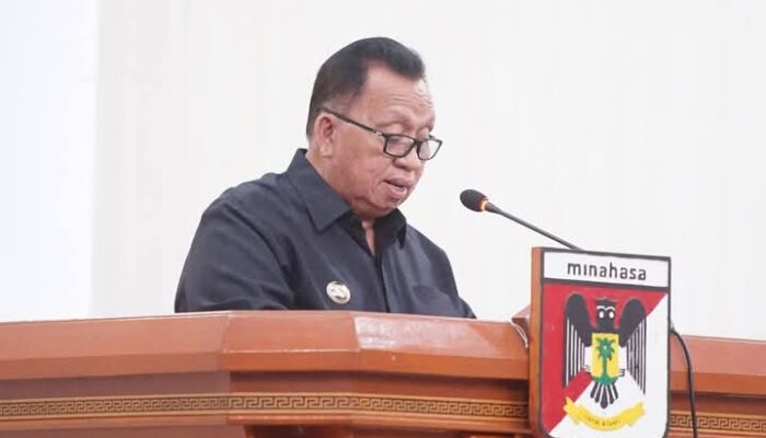 Dipimpin Ketua DPRD Minahasa Robby Longkutoy, Bupati Dan Wakil Bupati RD-Vasung Ikuti Rapat Paripurna DPRD Minahasa 2 1000592580