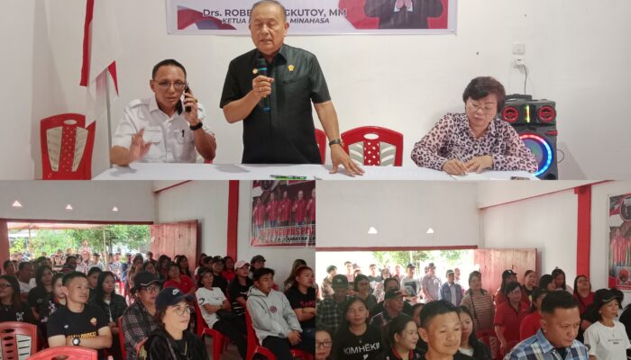 Serap Aspirasi Masyarakat, Ketua DPRD Robby Longkutoy Hadiri Reses Anggota DPRD kabupaten Minahasa