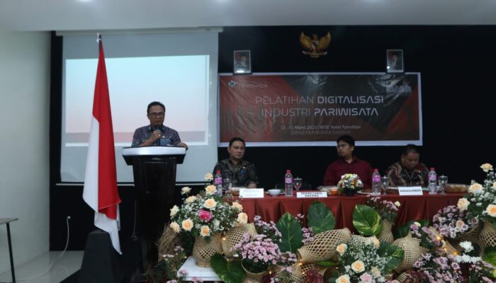 Wakili Walikota Caroll, Sekkot Roring Buka Kegiatan Pelatihan Digitalisasi Industri Pariwisata