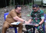 Percepat Pembangunan SMA Unggulan, Bupati Robby Dondokambey Dampingi Tim Kementerian Pertahanan Tinjau Lokasi
