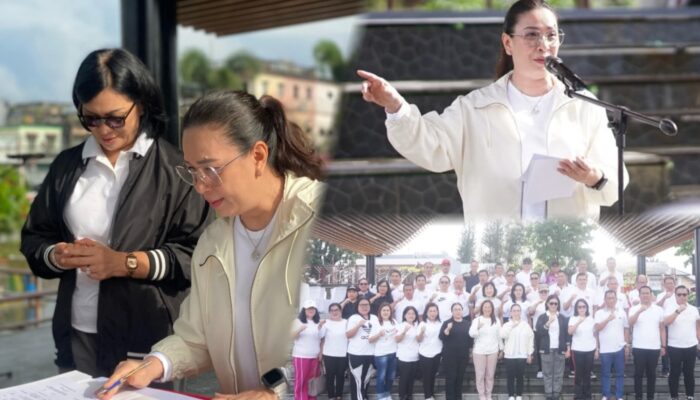 Pimpin Penandatanganan Perjanjian Kinerja dan Apel Kerja Bakti Massal, Wabub Vasung Tegaskan Hal Ini