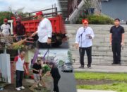 Apel Kerja Bakti Jajaran Pemkab Minahasa, Bupati Robby Dondokambey: Mari Jaga Kebersihan