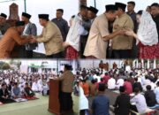 Bupati Dan Wakil Bupati Minahasa ‘RD-VASUNG’, Hadiri Ibadah Sholad Ied di di Masjid Agung Al-Falah Kyai Modjo, Jaton