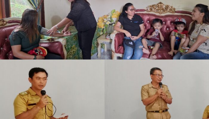 Pemdes Kawatak Bekerjasama UPT Puskesmas Manembo Gelar Pelayanan Kesehatan