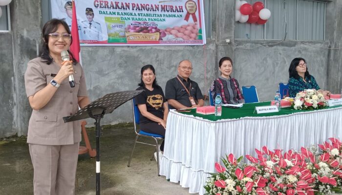 Pemkot Tomohon Bersama TP-PKK Gandeng BNI Gelar Gerakan Pangan Murah, Warga Berterimakasih