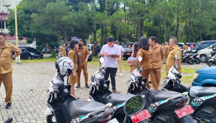 Pemkot Tomohon Gelar Apel Kendaraan Dinas Sekaligus Pemeriksaan BPK