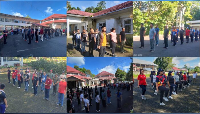 Fokus Tingkatkan Kinerja, CS-SR Gerakkan Seluruh ASN Latihan PBB Tiap Jumat untuk Bentuk Karakter Kuat