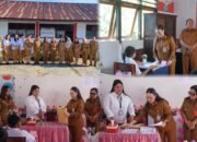 Pantau Ujian Sumatif Akhir di SD Negeri 1 Kawangkoan, Wakil Bupati Minahasa Vasung : Semangat Sampai Hari Akhir