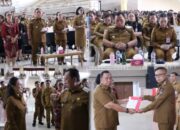 Bupati RD Dan Wabub Vasung Ikuti Ibadah Oikumene Awal Bulan Pemkab Minahasa