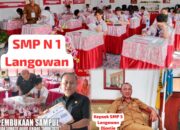 Dua Sekolah Berprestasi di Langowan, SMP Negeri 1 Dan SMP Negeri 5, Hari Ini Gelar Ujian Sumatif Akhir Jenjang di SMP