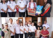 Bentuk Kepedulian Pemkab Minahasa, Wabup Vasung Serahkan Bantuan Sosial di Kawangkoan Utara