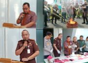 Hadiri Pemusnahan Babuk Incracht di Kejari Minahasa, Bupati Dondokambey Apresiasi Kajari Hermanto