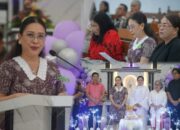 Hadiri Ibadah Syukur HUT GMIM Zaitun Kiawa Ke-189 Tahun, Wabub Vanda Sarundajang Ajak Sinergi Dengan Pemkab Minahasa