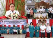Bupati Robby Dondokambey Hadiri Peringatan Hari Kesatuan Gerak PKK ke-53 Dan Sampaikan Hal Ini