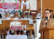Jaga Toleransi Antar Umat Beragama, Wakil Bupati Vanda Sarundajang Buka Rakorev FKUB di Minahasa,