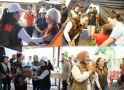 Peduli, Wabub Vasung Sapa dan Serahkan Bansos Bagi Warga Terdampak Banjir