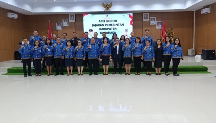 Dihadiri RD-Vasung, Pemkab Minahasa Gelar Apel KORPRI, Bupati RD Tegaskan Hal Ini 2 1000685055 2