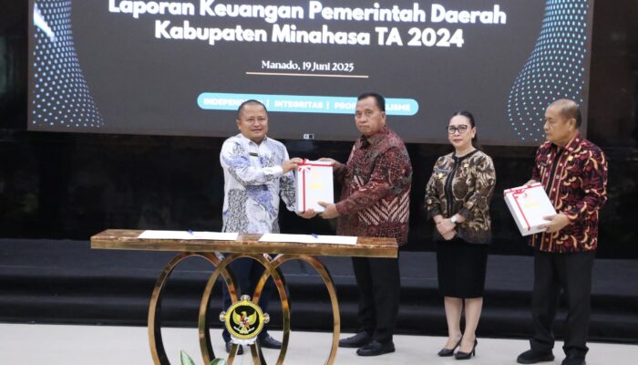 Transparan Dan Akuntabel Kelola Keuangan, Minahasa Kembali Raih Opini WTP ke-11 2 1000688395