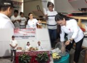 Kunjungi Bank Sampah di Pinabetengan Utara, Wabub Vasung Janjikan bantuan Mesin Jahit