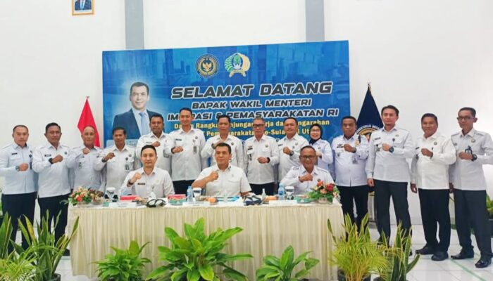 Kunker di Sulut, Wamen Imigrasi dan Pemasyarakatan Tinjau Lapas Manado