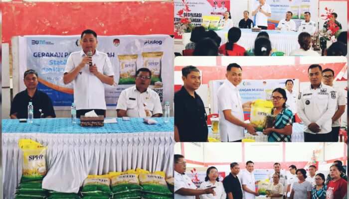 Respon Kenaikan Harga Bahan Pokok Jelang Pengucapan Syukur, Pemkab Mitra Gelar GPM di Kecamatan Pasan