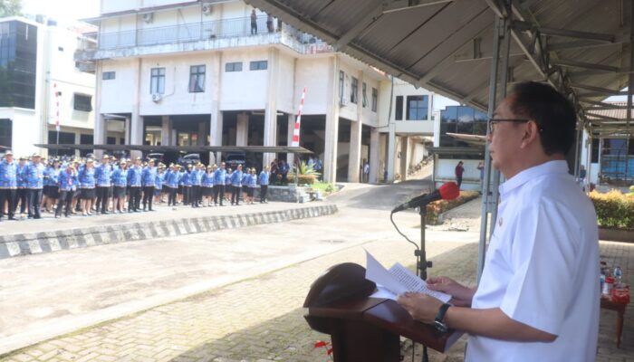 Caroll Senduk Ajak ASN Tomohon Tumbuhkan Disiplin dan Kekompakan Lewat Lomba PBB HUT ke-80 RI