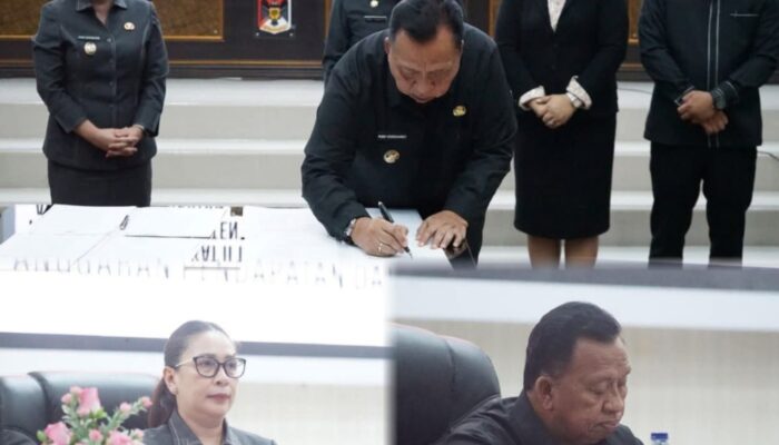 RD – Vasung Hadiri Rapat Paripurna, Bupati RD Apresiasi DPRD Minahasa
