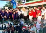 Dilepas Bupati RD, Ratusan Peserta Ikuti Jalan Sehat Jelang HUT RI Ke-80