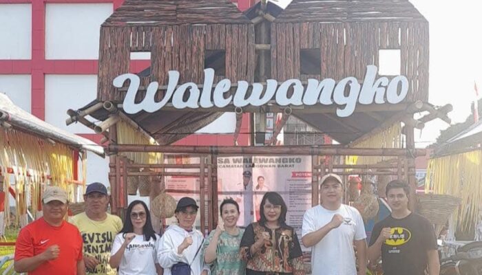 Stand Desa Walewangko Tunjukan Jati Diri Desa, Pemdes Walewangko Patut di Apresiasi