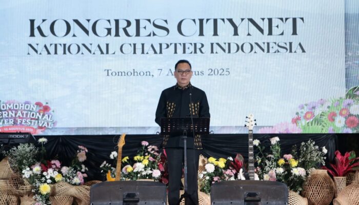 Wali Kota Caroll Senduk Resmi Terpilih Sebagai Presiden CityNet Indonesia dalam Kongres NCI 2025 di Tomohon