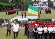 Cek Kesiapan, Jelang HUT RI Ke-80, Bupati Dondokambey Tinjau Persiapan Paskibraka