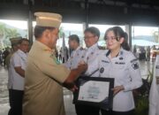 Komitmen Keselamatan Kerja Berbuah Penghargaan, Wakil Wali Kota Tomohon Tampil di Apel K3 Nasional