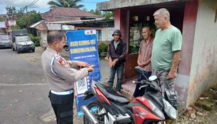 Era Digital, Polsek Motoling Permudah Pengaduan Lewat QR Code