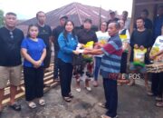 NVM Datangi Desa Raratean, Salurkan Bantuan untuk Korban Kebakaran