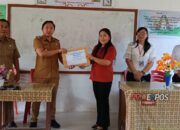 Ujian Dimulai, Hukum Tua Tumani Utara Beri Semangat Siswa SD Adven