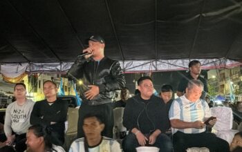 Polres Bitung Kawal Nobar Piala Dunia Hingga Konvoi Suporter Berakhir Aman